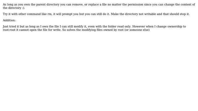 Ubuntu: Why can I modify a read-only file? (7 Solutions!!) смотреть онлайн