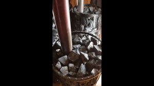 Тест печи каменки Harvia с Базальтом