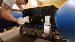 Транцевые колеса Ермаков- Ermakov на ПВХ лодку.