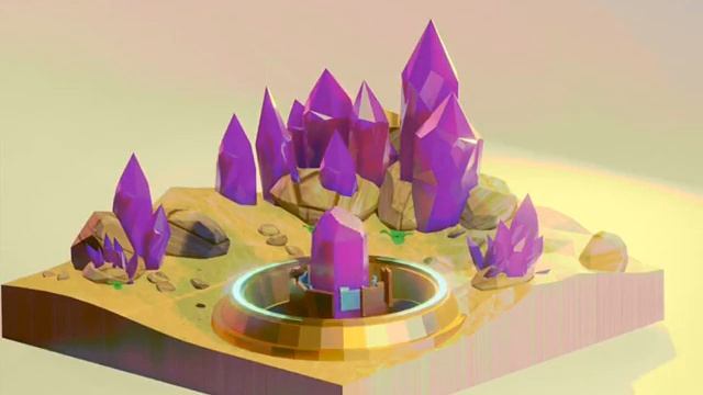 Анимация кристаллов смотреть онлайн