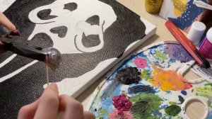 Рисую картину «крик» ??｡ Art Vlog ｡