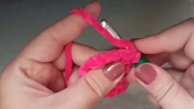 Вязание крючком "Поворотные ряды" смотреть онлайн