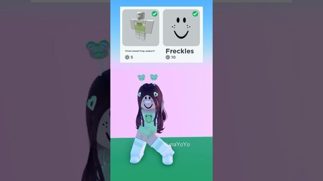 ROBLOX FROG GIRL OUTFIT - 335 ROBUX // YunaYoYo