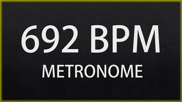 692 BPM - METRONOME смотреть онлайн
