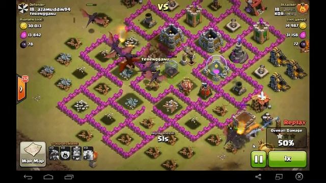 Base under attack air sweeper protect Clash of Clans смотреть онлайн