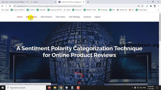 A Sentiment Polarity Categorization Technique for Online Product Reviews | Java IEEE Project