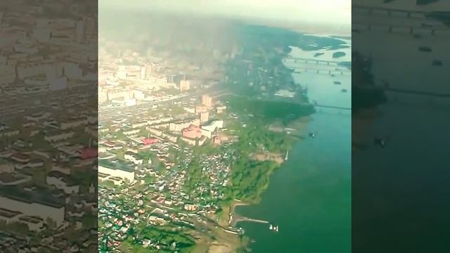Новосибирск с высоты птичьего полета Novosibirsk