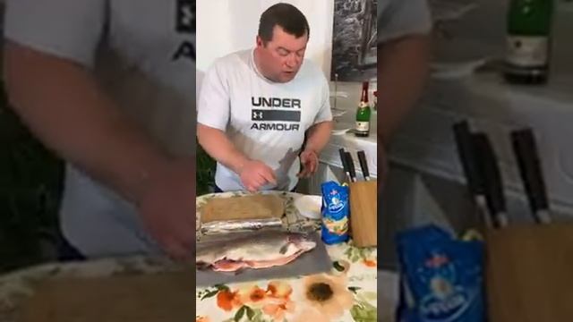 Рыба Форель на Мангале. Шашлык из Рыбы.