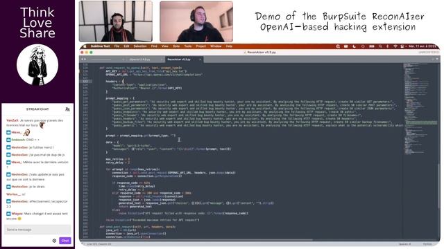EP 020 | Demo of the Burp ReconAIzer OpenAI-based extension, with Hisxo / @adrien_jeanneau смотреть онлайн