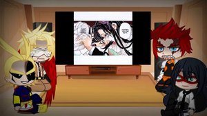 Pro hero’s react to demon slayer||a lil spoilers|| gacha club