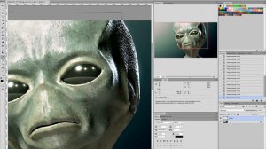 Как выделить пришельца в фотошопе
