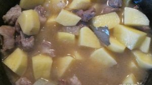 Пирог на кефире с мясом
