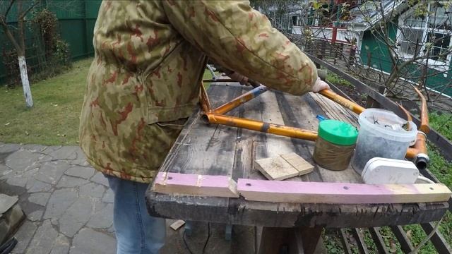 Ровняем раму ХВЗ СПОРТ (1965г.) (1) смотреть онлайн