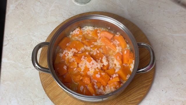 Тыквенная каша с рисом тает во рту!!! ЗАВТРАК для Ленивых! Вкусно, полезно и легко!