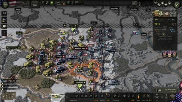 Unity of Command II - #24 - Battle of The Bulge смотреть онлайн