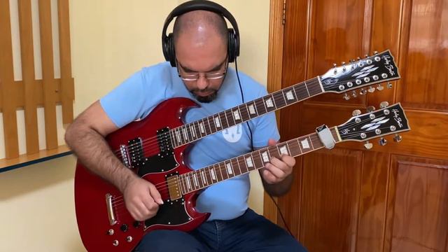 Metal Guitar Battle ( Harley Benton Double Neck VS. Schecter KM7 FR-S ) смотреть онлайн