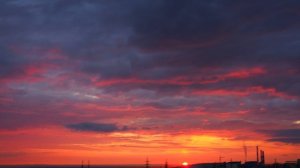 Закат в Норильске