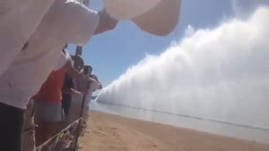 Гонка двух катеров на скорости 420кмч