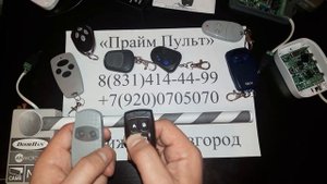 Копируем Doorhan, AN-Motors, Came, Nice, Gsn на SDBL4 "Прайм Пульт"