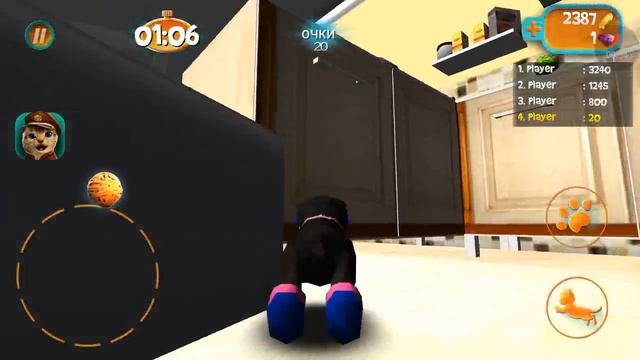 Мультики для детей. Мультик про КОТЁНКА. Про животных для детей Игра Симулятор маленького КОТИКА #12