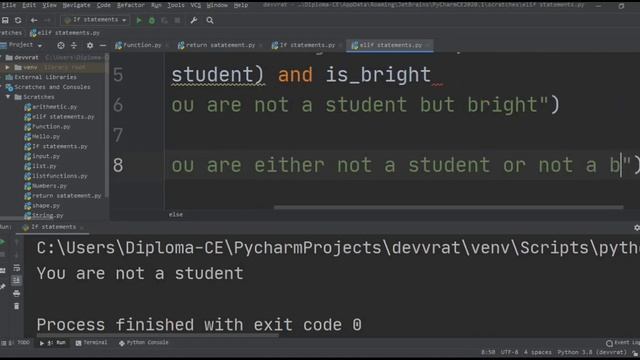 1.4.2 else if statements in python programming Hindi I Python Programming for beginners смотреть онлайн