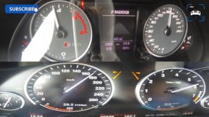 Audi SQ5 vs BMW X4 M40i Acceleration
