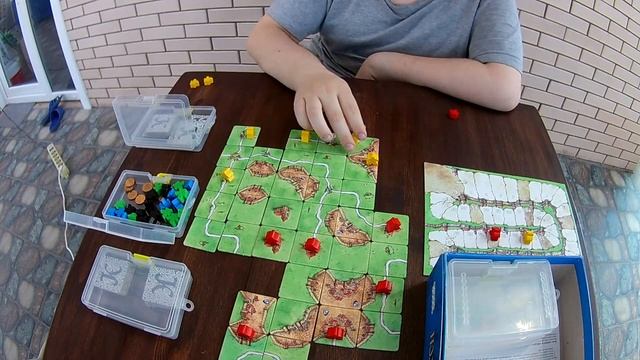 Обзор и лэтсплей настольной игры "Каркассон".