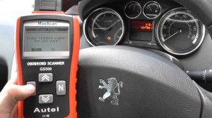 Peugeot P0141 P0343 P0368 & Engine Warning Light Diagnose & Erase