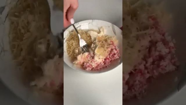 Очень вкусная намазка на хлеб из крабовых ? палочек!!! Закуска из крабовых палочек⠀