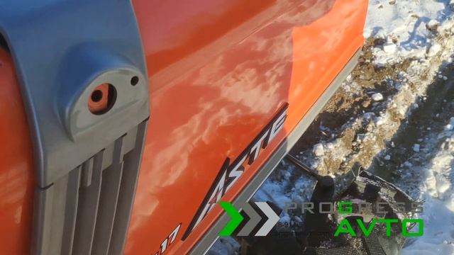 Бэушный минитрактор Kubota  Aste A17 / обзорное видео смотреть японский минитрактор / PROGRESS-AVTO