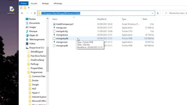 How to install and run mongodb database in Windows