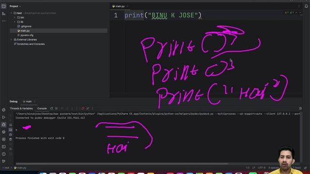Printing to Console in Python | Chapter-5 | Malayalam Python Tutorial
