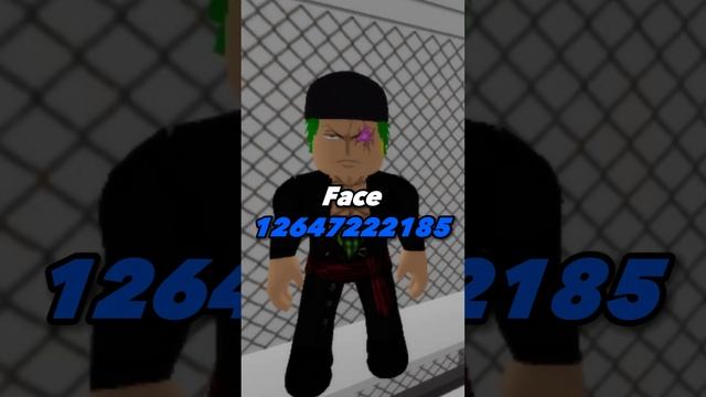 Brookhaven Roronoa Zoro Outfit ID -Roblox (One Piece) #shorts