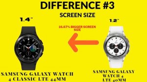 Samsung Galaxy Watch 4  LTE - 44 mm vs Samsung Galaxy Watch 4  LTE - 40 mm - Short Comparison