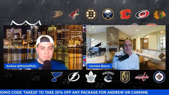 NHL Wednesday Betting Guide: Picks & Tips with Andrew and Carmine