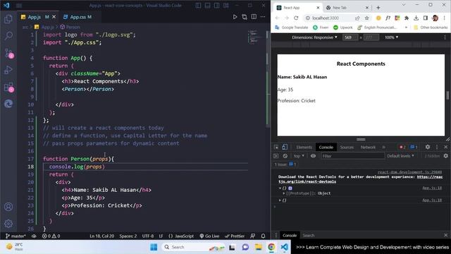 How to Create React Components and Style React Components