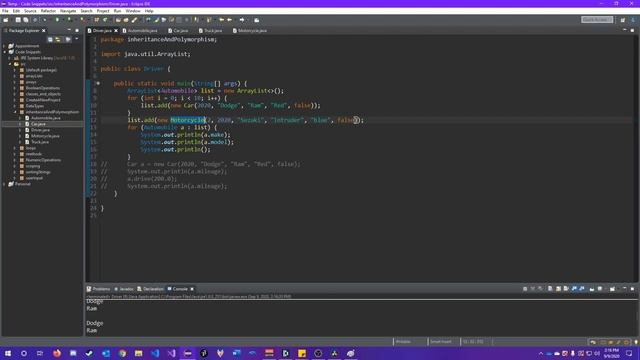 Polymorphism | Code Snippets 22 смотреть онлайн