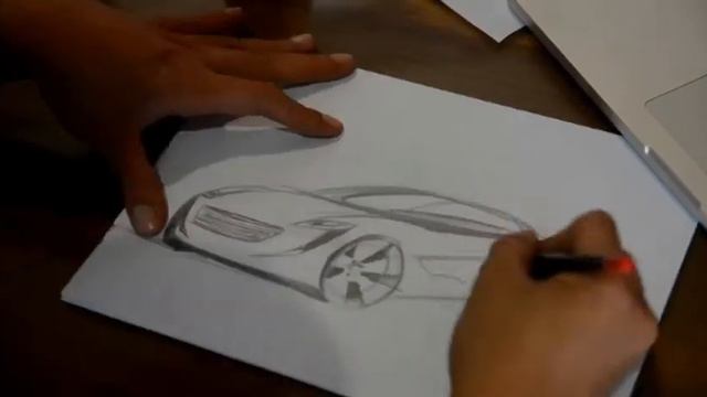 Car Sketch Design Mechanical Auto Contest 2013 смотреть онлайн