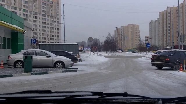 Люберцы - Текстильщики / Lyubertsy - Tekstilshiki 13/02/2012 (timelapse 4x)