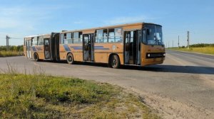 Ikarus 283.00, АМ 430 64, 10 июля 2022, Саратов, отправление автобуса с конечной Кумысная Поляна