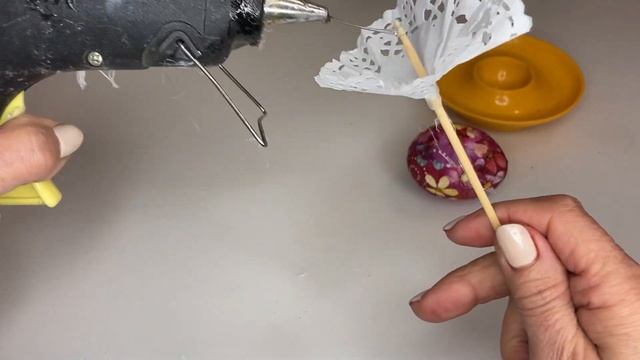 Весенний декор. Букет из яиц на Пасху [diy ]