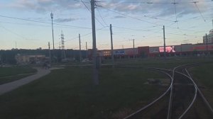 Трамвай №2, 21, 8 Нижний Новгород 16 08 2020 Верхне-Волжская набережная Nizhny Novgorod Tram 2,21,8