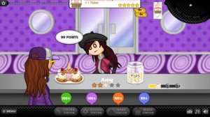 Papa's Scooperia - Day 33 (Rank 19) - All Onionfest Toppings Unlocked