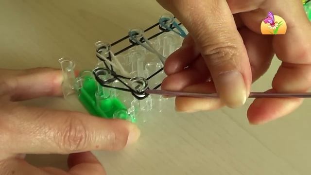 Braccialetto arcobaleno con elastici [HD] www.mammaebambini.it смотреть онлайн