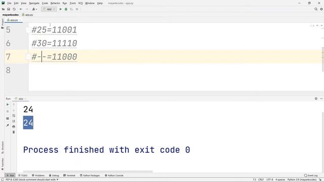 #11 BITWISE OPERATORS IN PYTHON|| BITWISE AND OPERATOR || BITWISE OR OPERATOR || LEFT SHIFT OPERATO