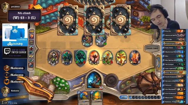 Hearthstone: NA climb part 6 (elemental shaman) смотреть онлайн