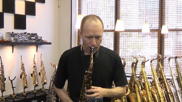 Selmer SBA alto sax #44xxx original lac смотреть онлайн