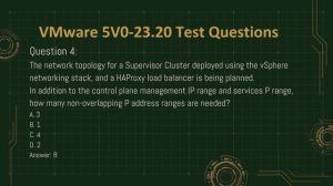 Updated VMware 5V0-23.20 Test Questions - Pass VMware vSphere with Tanzu Specialist 5V0-23.20 Exam