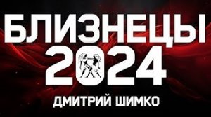 БЛИЗНЕЦЫ - ГОРОСКОП - 2024 / ДМИТРИЙ ШИМКО