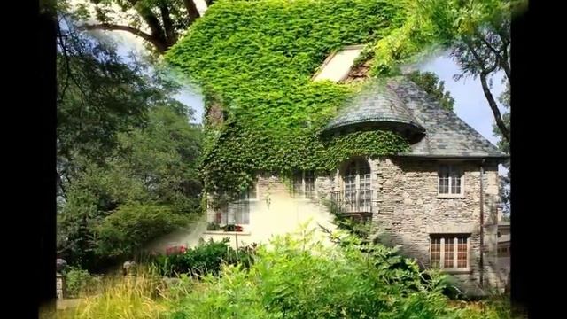 Очаровательные дома, увитые вьющимися растениями смотреть онлайн
